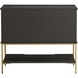 Riggs 38 X 32.75 inch Stained Gold and Sesame Black Nightstand