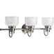 Archie 3 Light 26.25 inch Antique Nickel Bath Vanity Wall Light