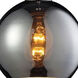 Cassandra 1 Light 8 inch Black Chrome with Polished Chrome Mini Pendant Ceiling Light in Chrome-Plated Glass