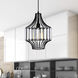 Alethia 1 Light 10 inch Black Down Pendant Ceiling Light