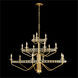 Monroe 15 Light 48 inch Antique Gold Chandelier Ceiling Light