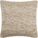 Rukmini 22 X 22 inch Ivory/Brown Accent Pillow