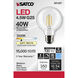 Lumos LED Medium Medium 4.50 watt 3000K LED Filament