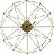 Angular Wirework 24 X 24 inch Wall Clock