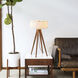 Quattro 31 inch 23.00 watt Natural Ash Wood and Weathered Brass Table Lamp Portable Light