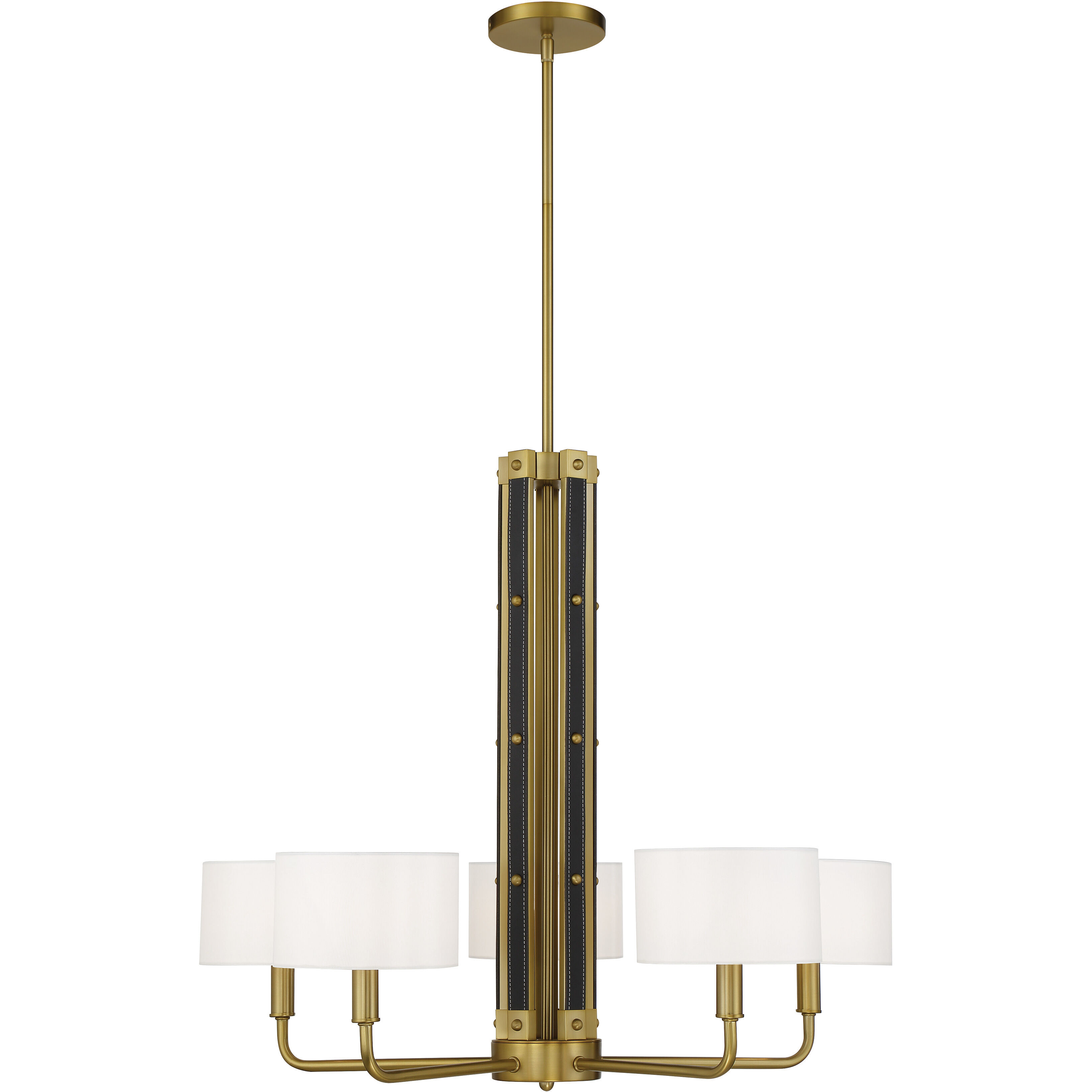 Chelsea 5 Light 30 inch Soft Brass Chandelier Ceiling Light