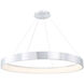 Corso LED 52.5 inch Brushed Aluminum Pendant Ceiling Light, dweLED