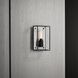 Caged Wall Light in White Marble