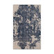 Hoboken 108 X 72 inch Medium Gray/Navy/Cream Rugs, Wool