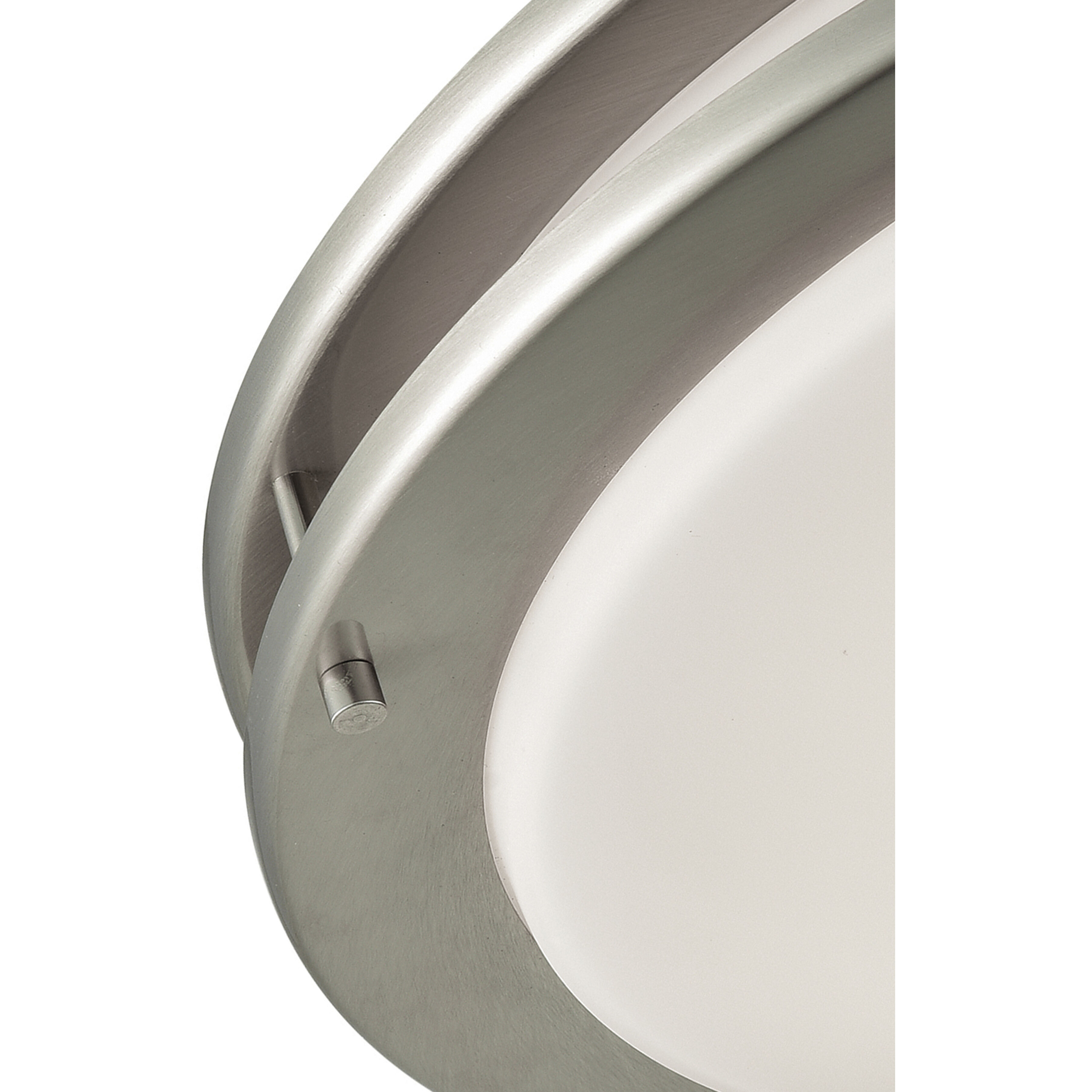 Clarion LED 15 inch Brushed Nickel Flush Mount Ceiling Light