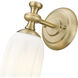Orion 1 Light 4.75 inch Modern Gold Wall Sconce Wall Light