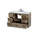Soma 48 X 19 X 34 inch Natural Oak Vanity Sink Set