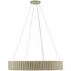 Tetterby 6 Light 31 inch Light Taupe Chandelier Ceiling Light