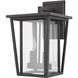 Seoul 2 Light 14.75 inch Oil Rubbed Bronze Outdoor Wall Light
