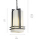 Tremillo 1 Light 7 inch Black Outdoor Hanging Pendant