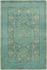 Loren 102 X 66 inch Medium Green Rug, Rectangle