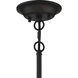 Homestead 6 Light 27 inch Espresso Outdoor Chandelier