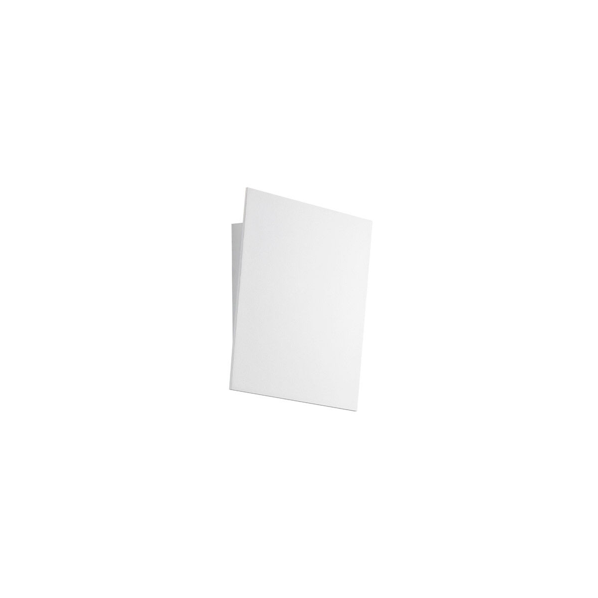 Angled Plane 7.5 inch Textured White ADA Sconce Wall Light