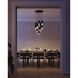 Alora Mood Bordeaux Multi Pendant Ceiling Light in Matte Black