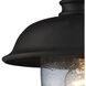 Streetside Cafe 1 Light 15 inch Matte Black Outdoor Wall Sconce