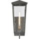 Marquis 1 Light 28 inch Matte Black Outdoor Sconce