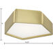 Fenway LED 12.25 inch Satin Brass Flush Mount Ceiling Light