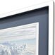 Paragon Blue and Gray and White Framed Art