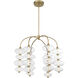 Bollavino LED 34 inch Legacy Brass Chandelier Ceiling Light