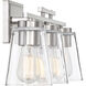 Calhoun 3 Light 24 inch Satin Nickel Bathroom Vanity Light Wall Light, Essentials