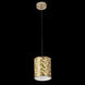 Gold Leaf LED Gold Chandelier Ceiling Light
