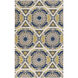 Kaleidoscope 36 X 24 inch Ivory, Wheat, Navy Rug