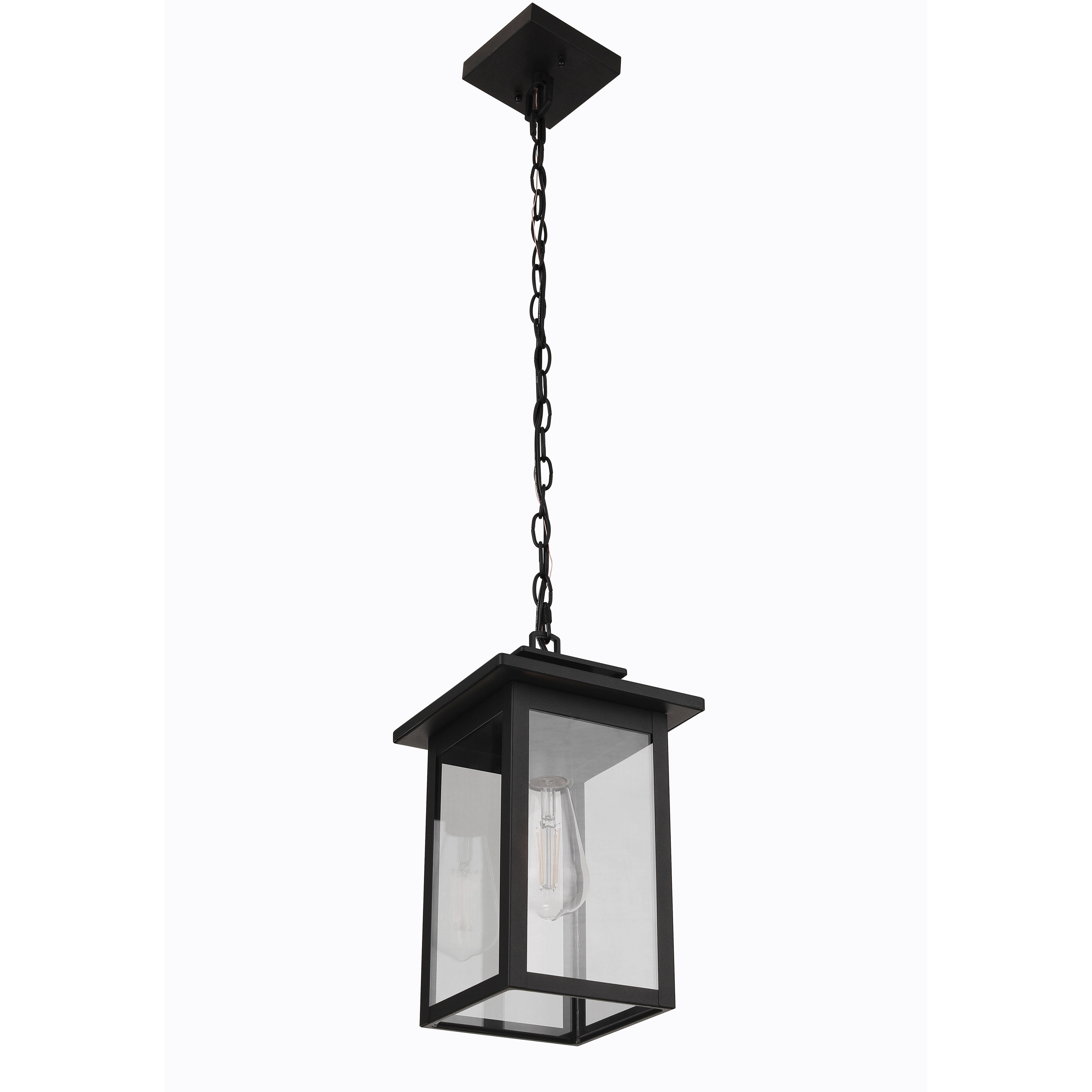 Rock Creek 1 Light 7.5 inch Textured Black Outdoor Pendant
