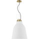 Sean Lavin Forge Line-Voltage Pendant Ceiling Light in Matte White