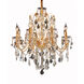 St. Francis 12 Light 28 inch Gold Dining Chandelier Ceiling Light in Royal Cut