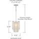 Shelby 1 Light 8.25 inch Polished Nickel Pendant Ceiling Light