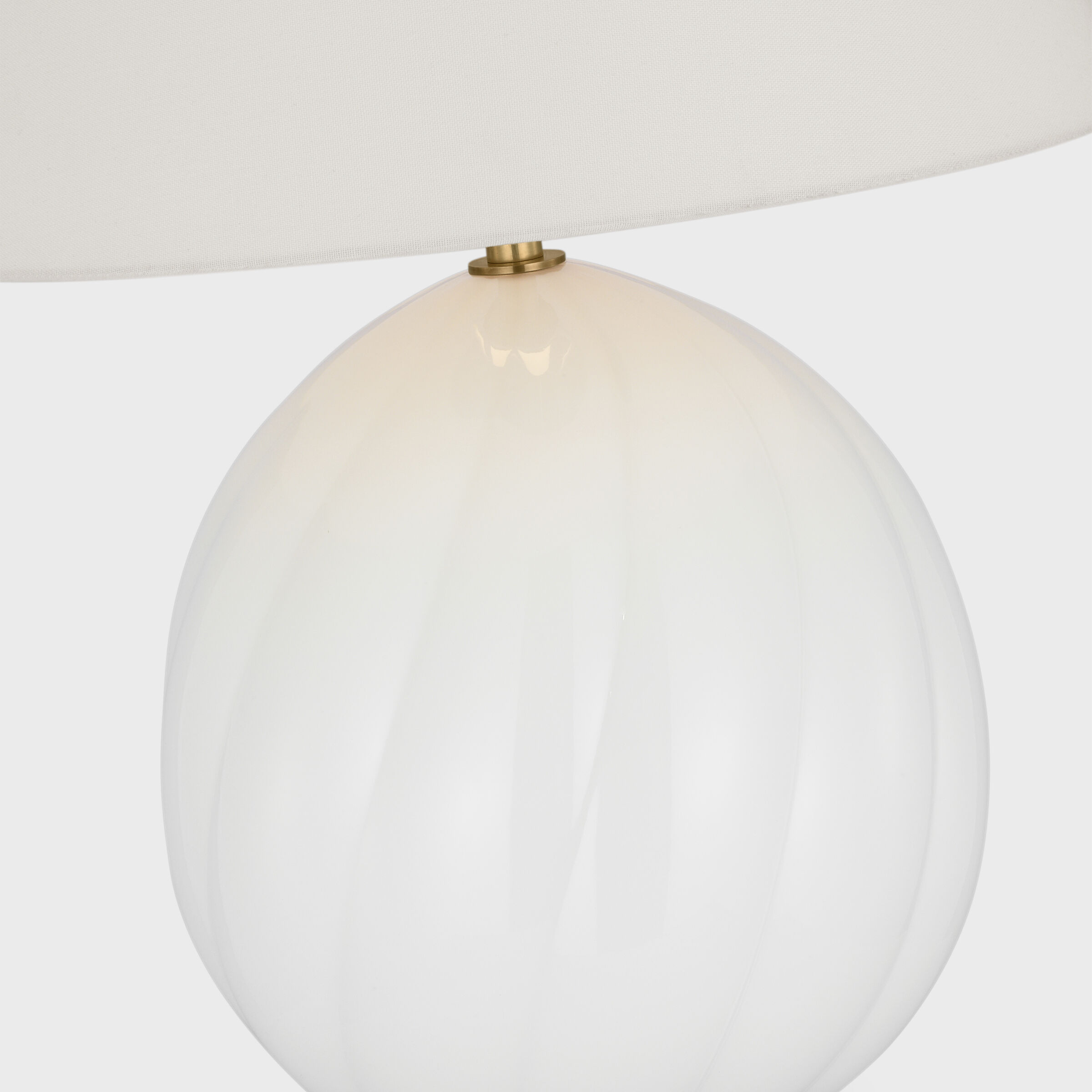 Julie Neill Talia 29.25 inch 5.00 watt White Glass Cordless Table Lamp Portable Light, Medium