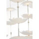 Barbara Barry Petaluma LED 32 inch Soft Silver Cascading Chandelier Ceiling Light