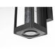 Amaris 1 Light 10 inch Black Outdoor Wall Sconce
