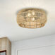 Marlee 2 Light 14.13 inch Matte Black Flush Mount Ceiling Light
