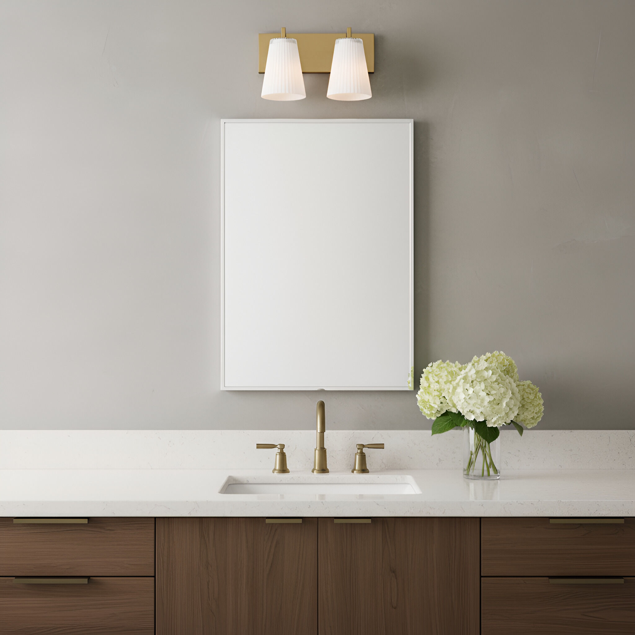 Upson 2 Light 12.00 inch Bathroom Vanity Light