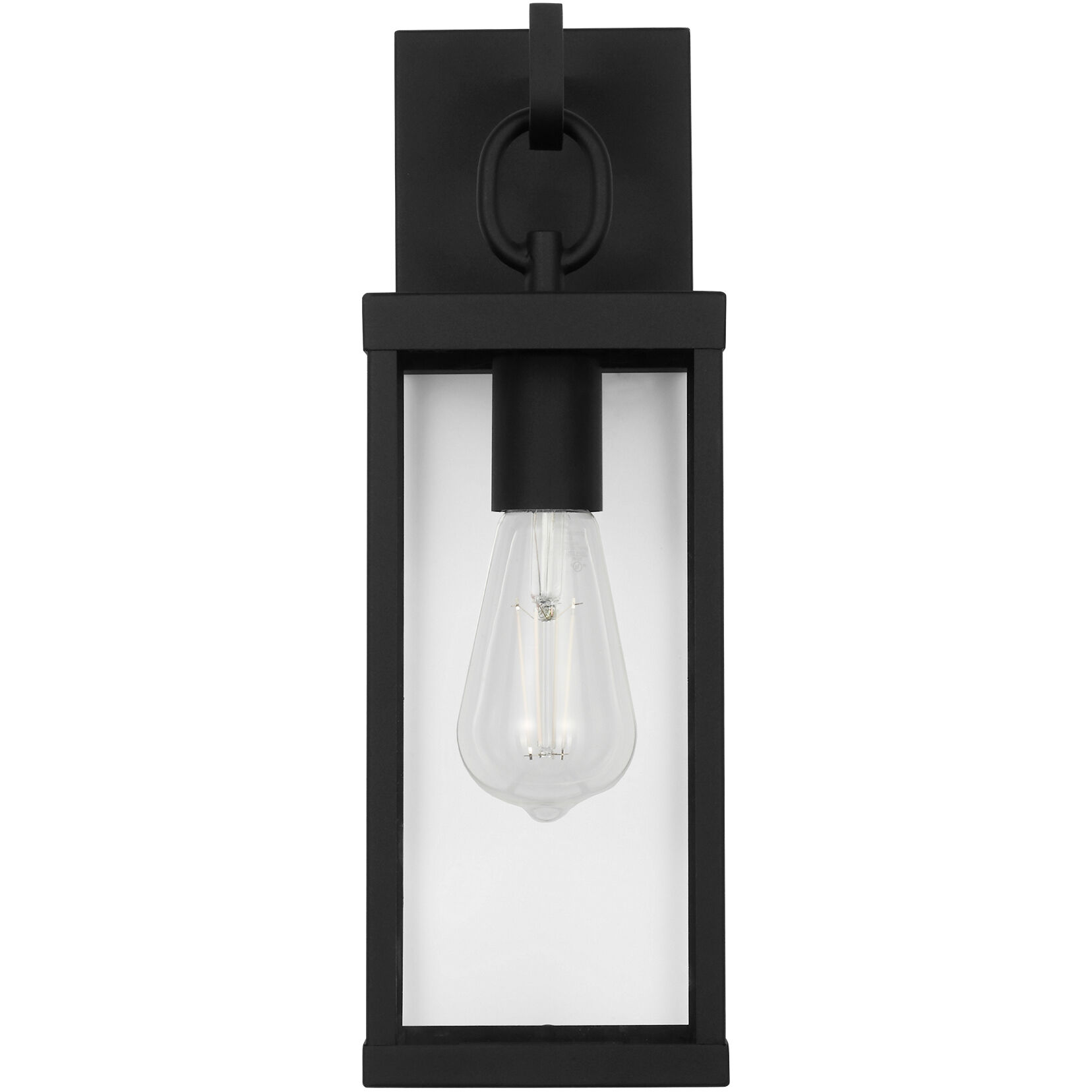 Rox LED 15 inch Textured Black Outdoor Wall Lantern