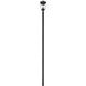 Davina 4 Light 143.25 inch Black Outdoor Post Mounted Fixture in G9