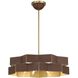 Atherton 5 Light 24 inch Warm Brass Pendant Ceiling Light