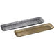 Louk Antique Nickel with Antique Brass Tray, Set of 2