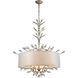 Asbury 6 Light 32 inch Aged Silver Chandelier Ceiling Light