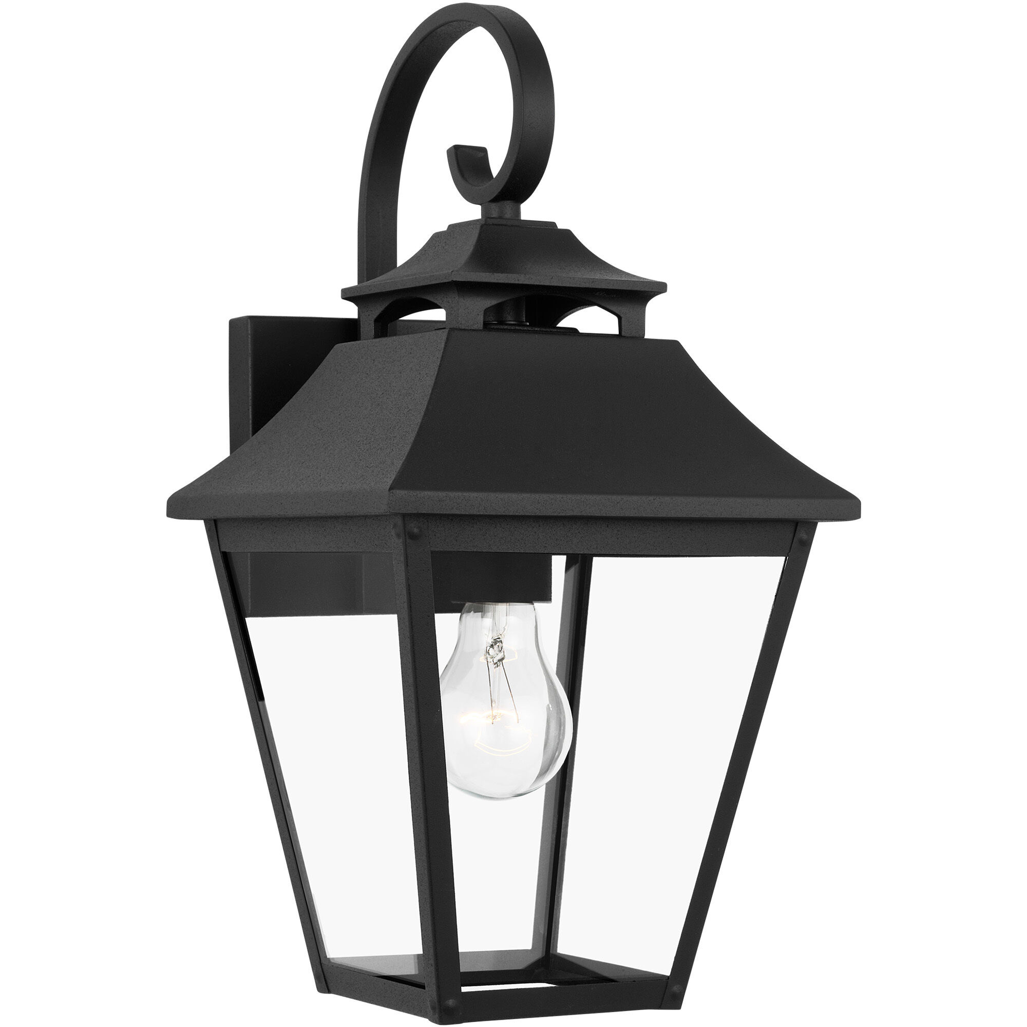 Sean Lavin Galena 1 Light 16 inch Textured Black Outdoor Wall Lantern