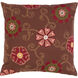 Starburst 18 inch Wheat, Dark Green, Dark Red Pillow Kit