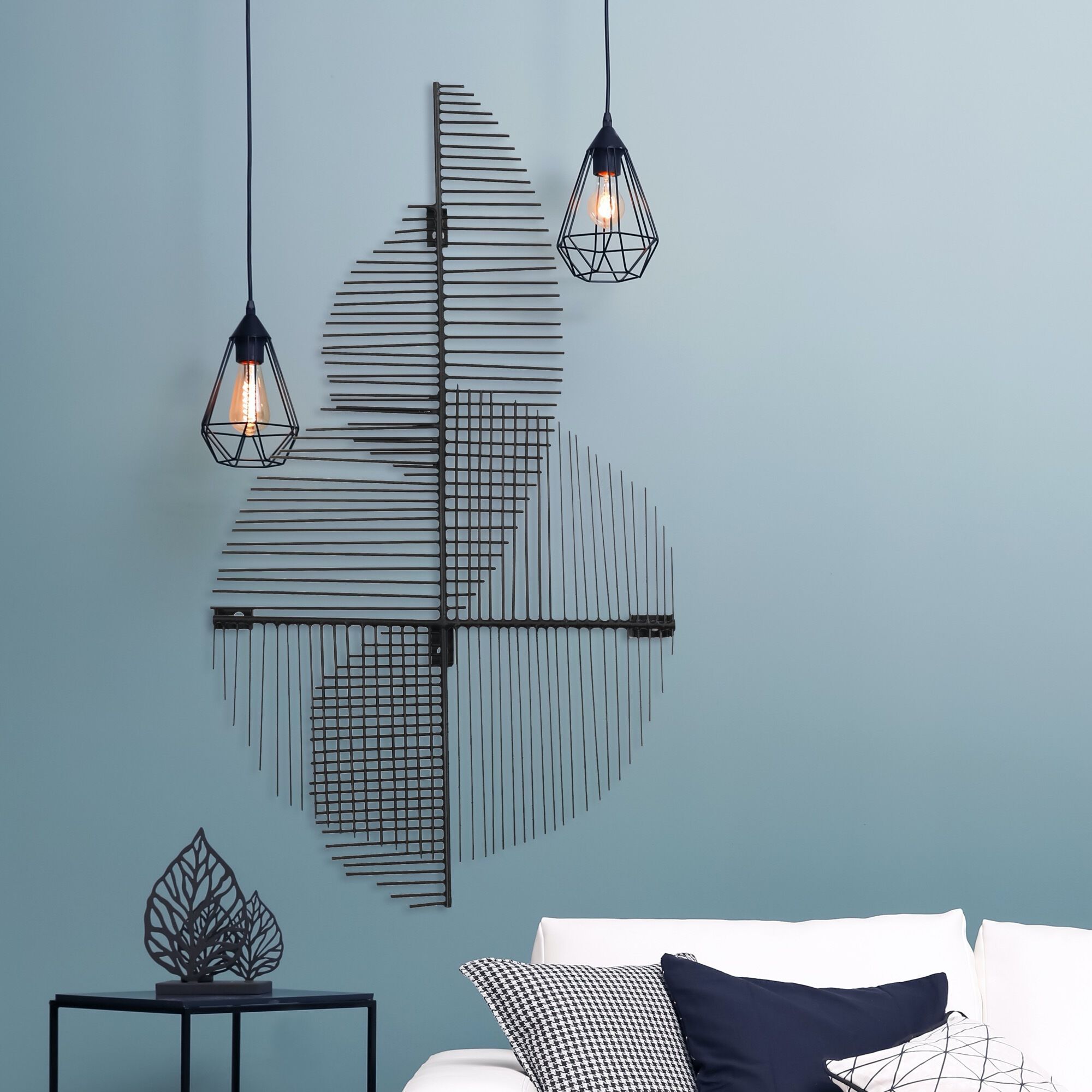 Brenner Black Powder Wall Art