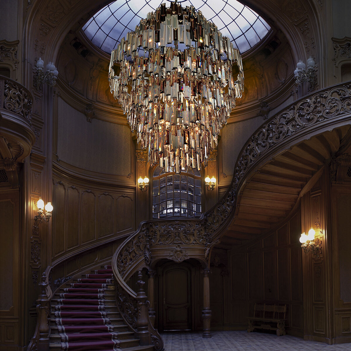 Vienna Linear Chandelier Ceiling Light