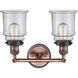 Franklin Restoration Canton 2 Light 17 inch Antique Copper Bath Vanity Light Wall Light